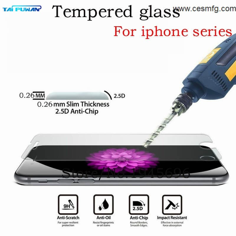 CESMFG Wholesale Cell Phone Tempered Glass Screen Protector